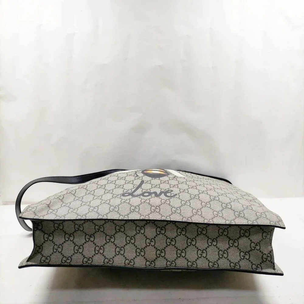 Gucci Hand Bag Brown PVC 749-052925 - Picture 5 of 13